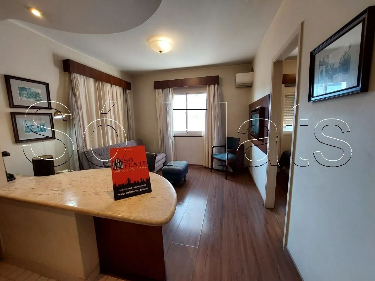 Studio para locação com 1 dormitório e próximo da Av. das Nações Unidas. - Foto 3