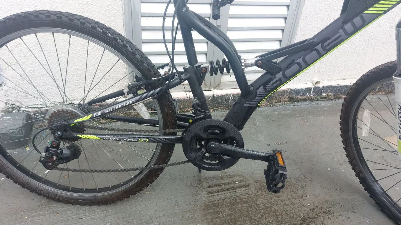  Bicicleta com dois amortecedores. Gonew endorphine 5.7 - Foto 4