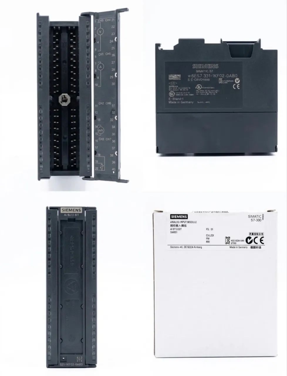 Módulo Siemens SIMATIC S7-300 SM331 6ES7331-1KF02-0AB0 - Novo