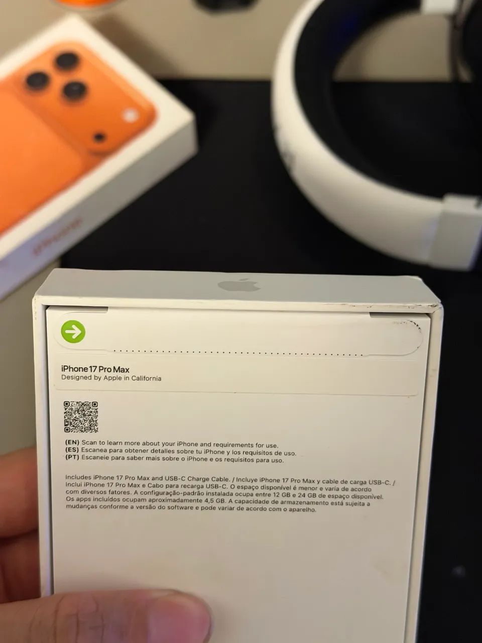 iPhone 17 pro Max 256 branco  - Foto 3