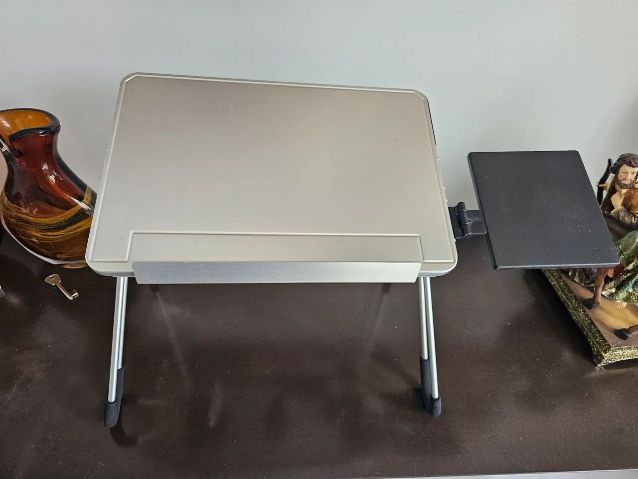 Mesa suporte notebook alumínio dobrável  - Foto 3