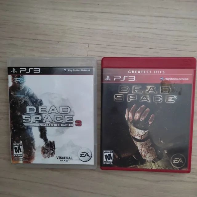 Dead Space 1 e Dead Space 3 ps3 - Usado
