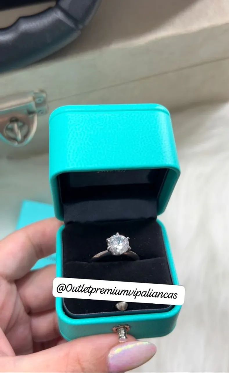 Anel solitário tiffany & co. 2 carat  - Foto 4