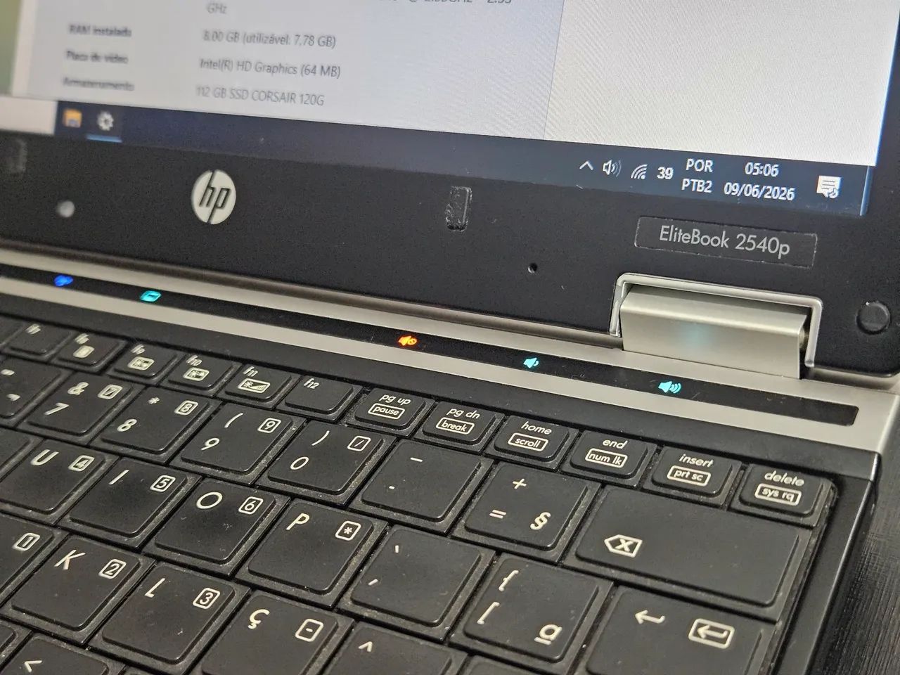 Notebook HP Core I5 540M 8GB RAM SSD120  - Foto 3