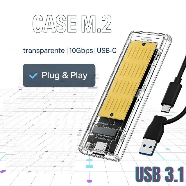 Case Ssd M.2 Nvme com ssd 512GB - Foto 2
