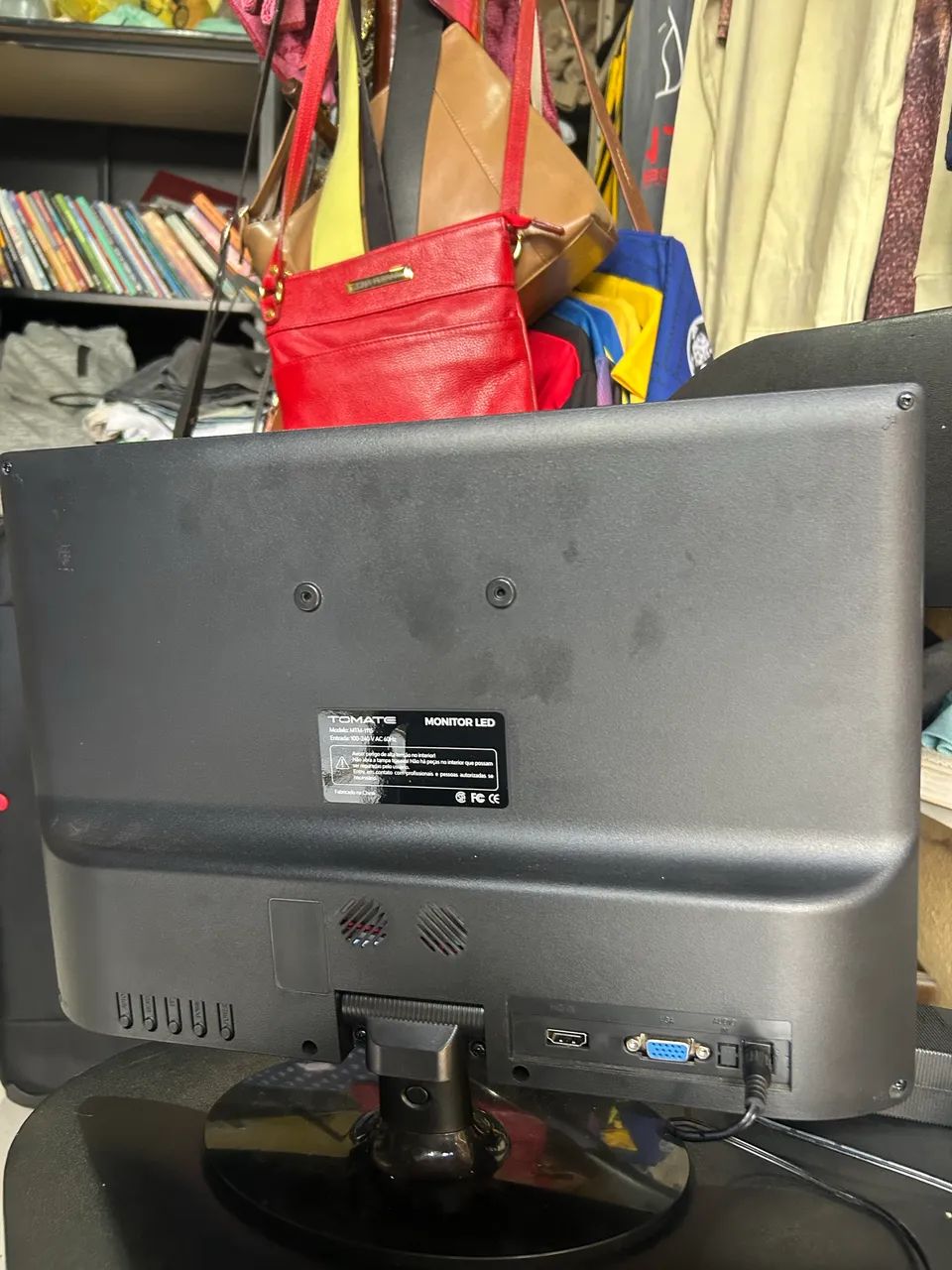 Monitor Tomate 15,4 Polegadas Pc Tela Led Hd Vga Hdmi - Foto 2