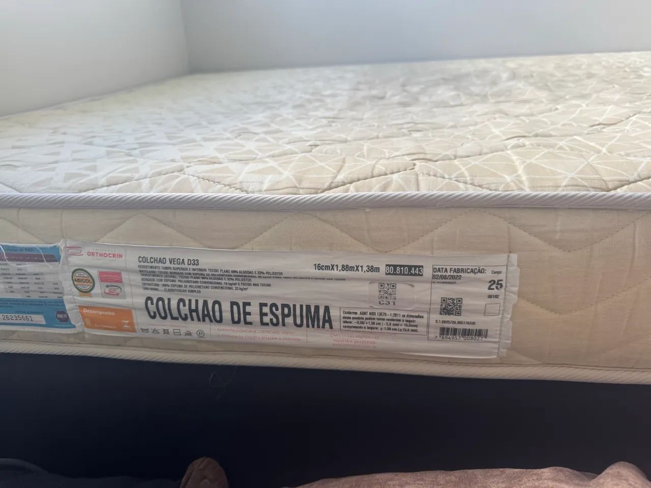 Colchão d 33 casal pouco usado - Foto 3