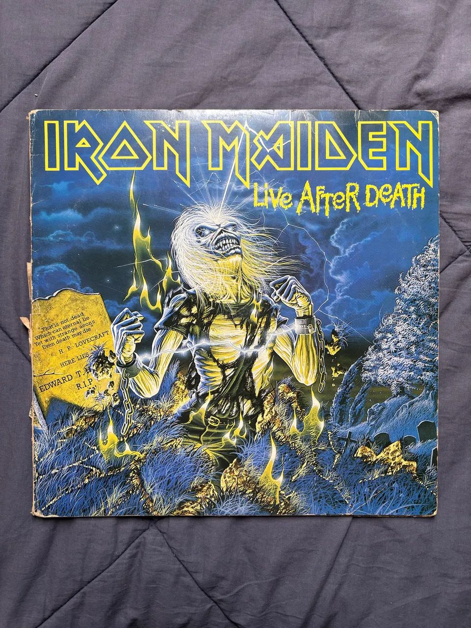 Disco vinil Iron Maiden - Live After Death - duplo Lp