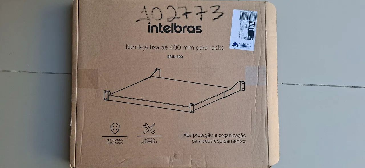 Bandeija fixa 400mm intelbras 