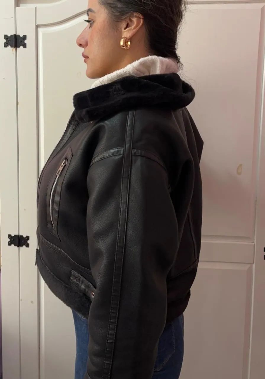 Jaqueta de Couro Inverno  - Foto 3