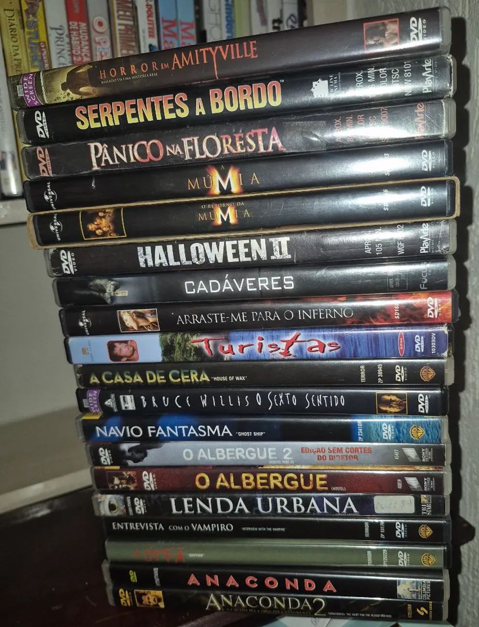 DVDS lote filmes de terror