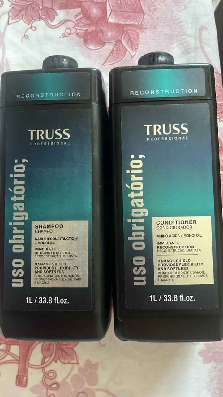 Kit Truss Uso obrigatório 1 litro  shampoo e condicionador 