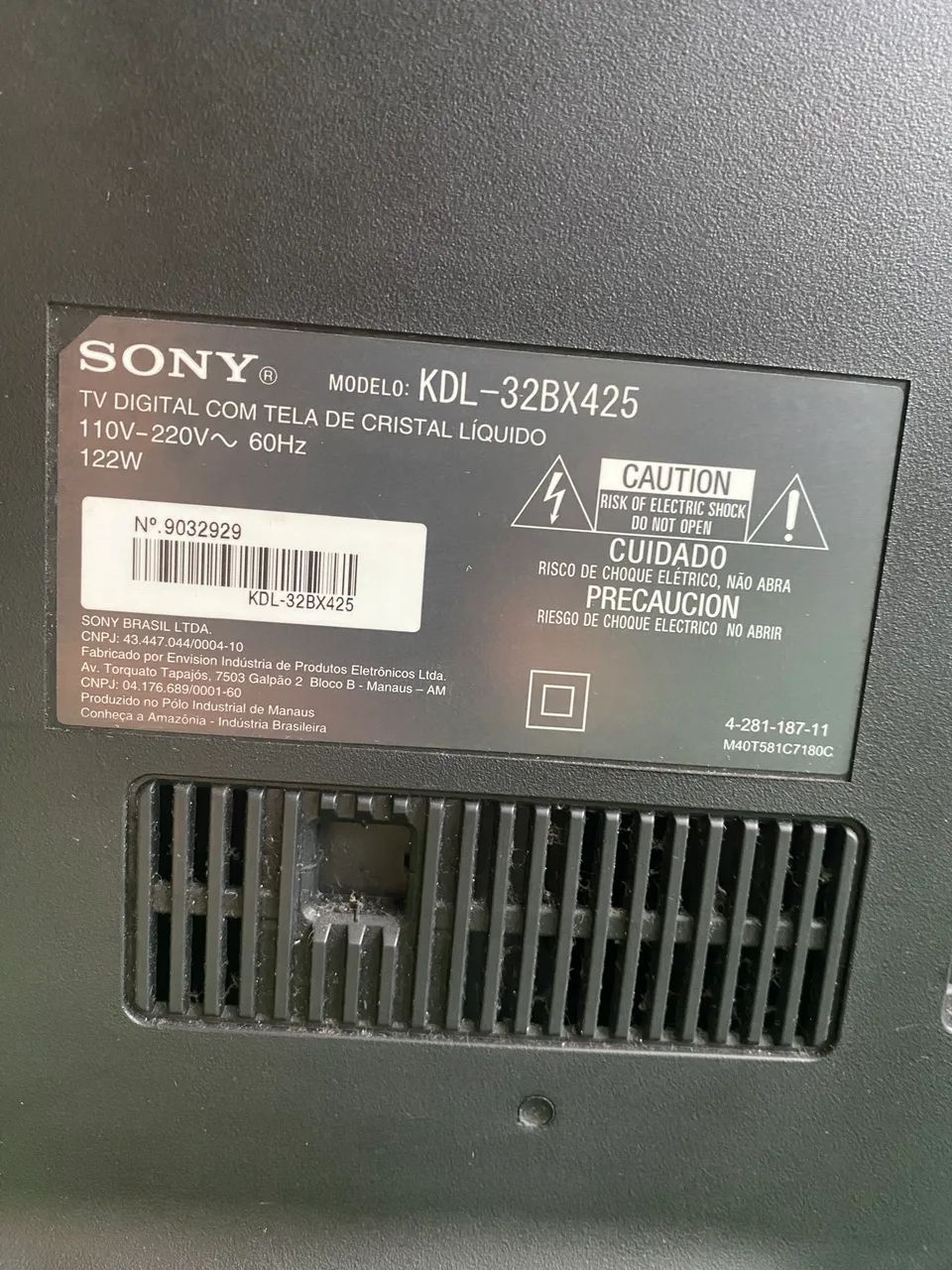 Tv Sony para retirada de peça  - Foto 2