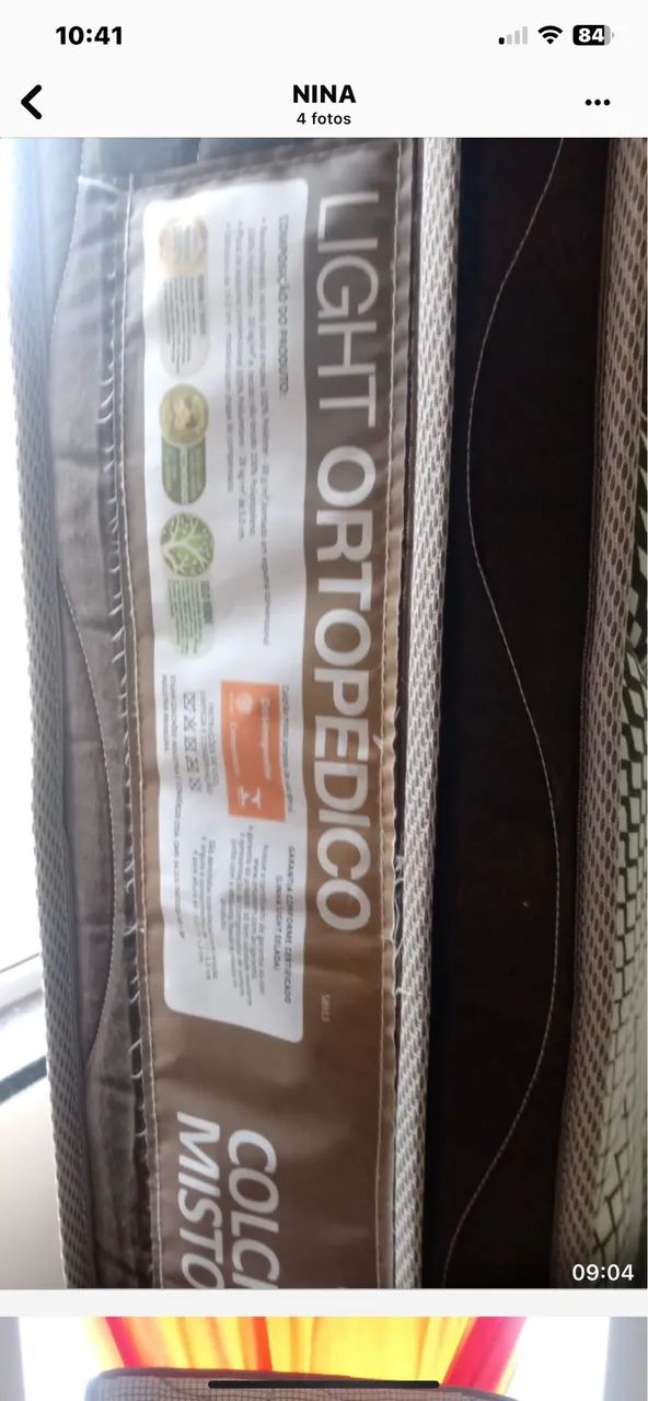 Colchão ortobom ortopédico solteiro semi novo - Foto 2