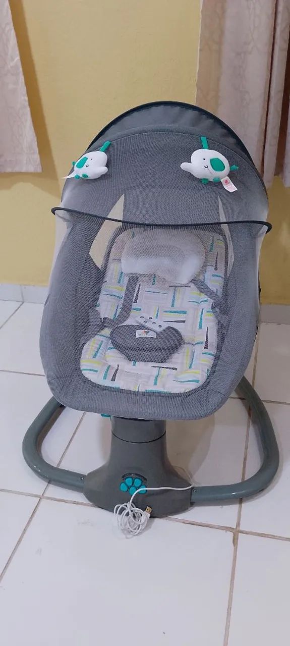 Cadeira de balanço músical para bebê elétrica - Foto 2