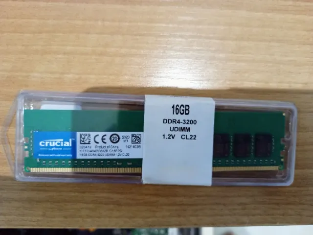 Memória DDR4 16GB 2x 8GB XPG 3200Mhz Lacrada - Memória RAM