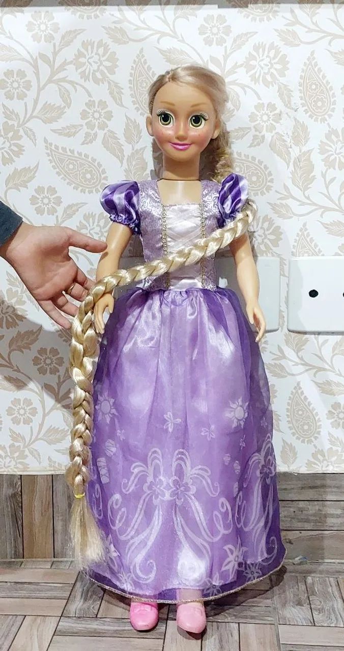 Boneca Raponzel Disney Original 58cm - Foto 3