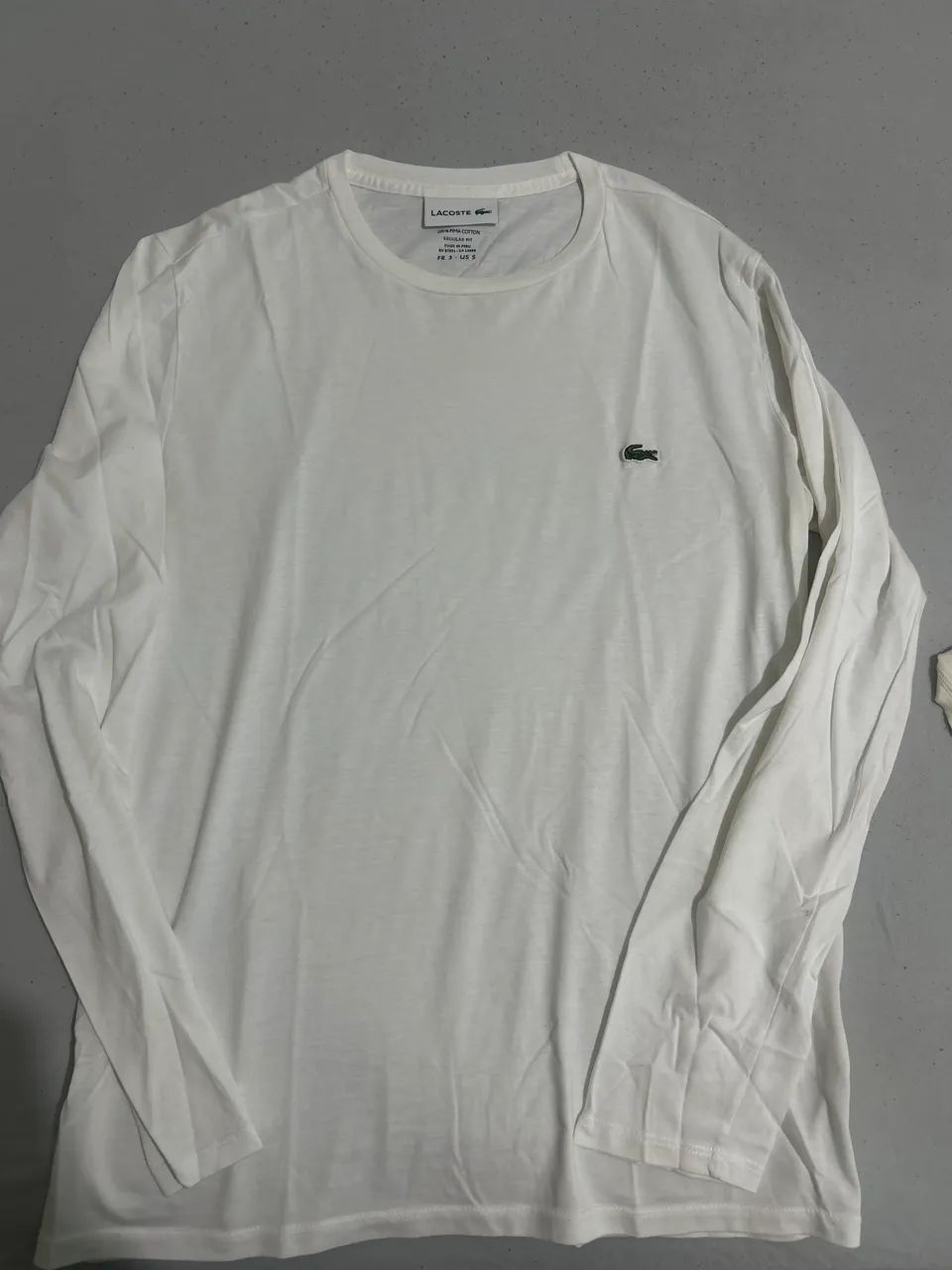Camiseta manga longa Lacoste original 