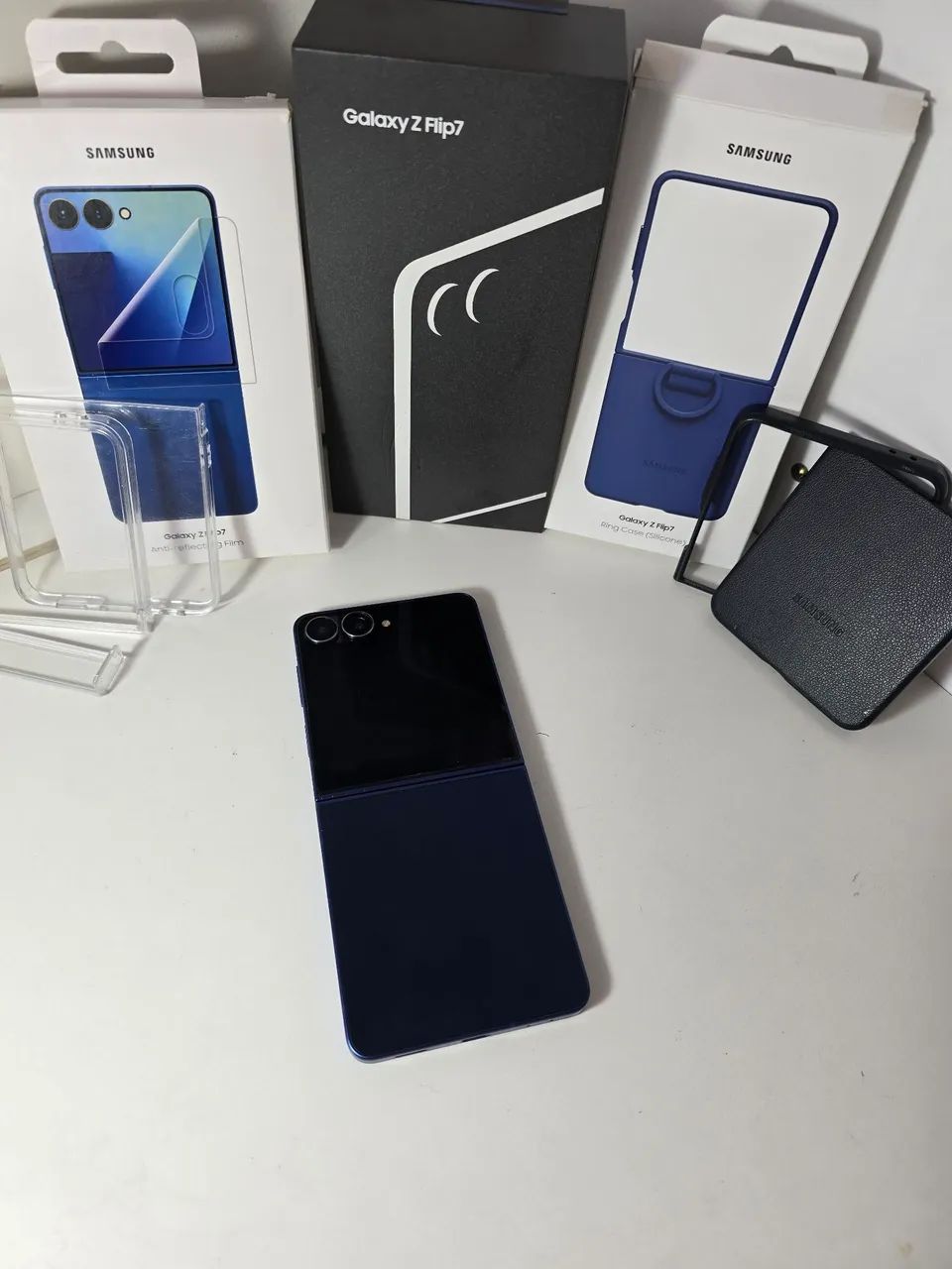 GALAXY ZFLIP 7 C/ CAIXA NF 3 CAPAS, PELICULA EXTRA - Foto 4