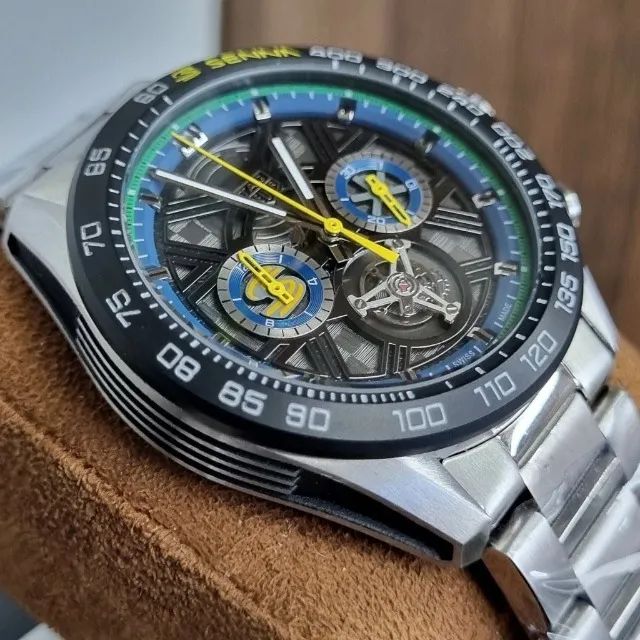 Relógio TAG HEUER CARRERA SENNA TODO EM AÇO  & FUNCIONAL  - Foto 4