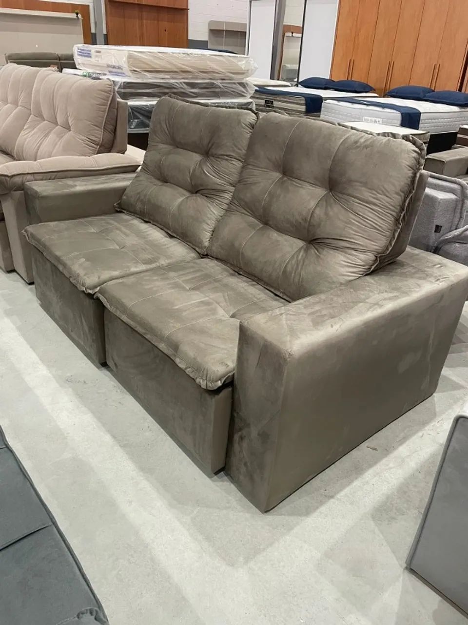 Sofá Gigante Retrátil e Reclinável OFERTA