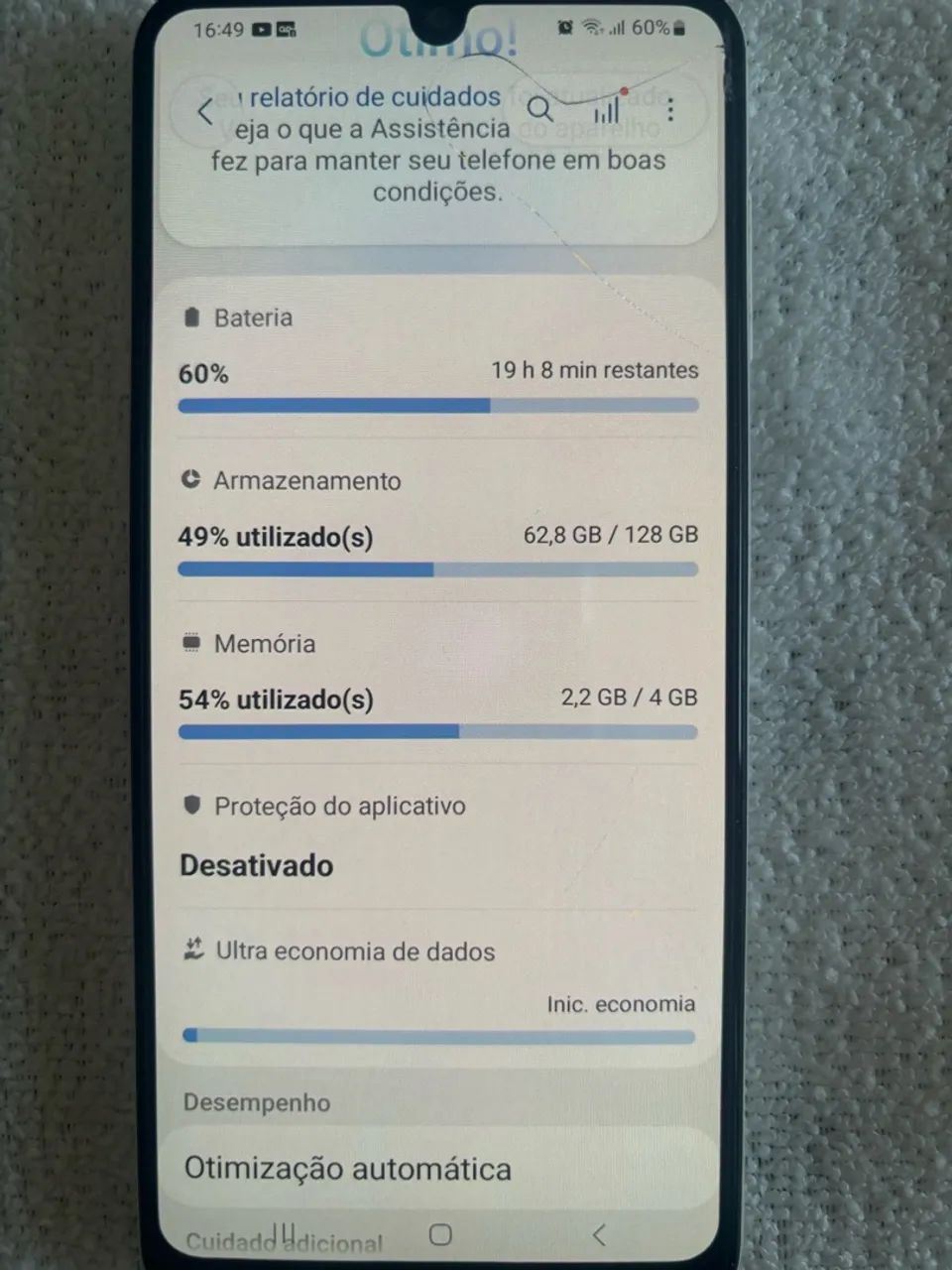Samsung A22 com 4GB x 128 GB Branco - Foto 4