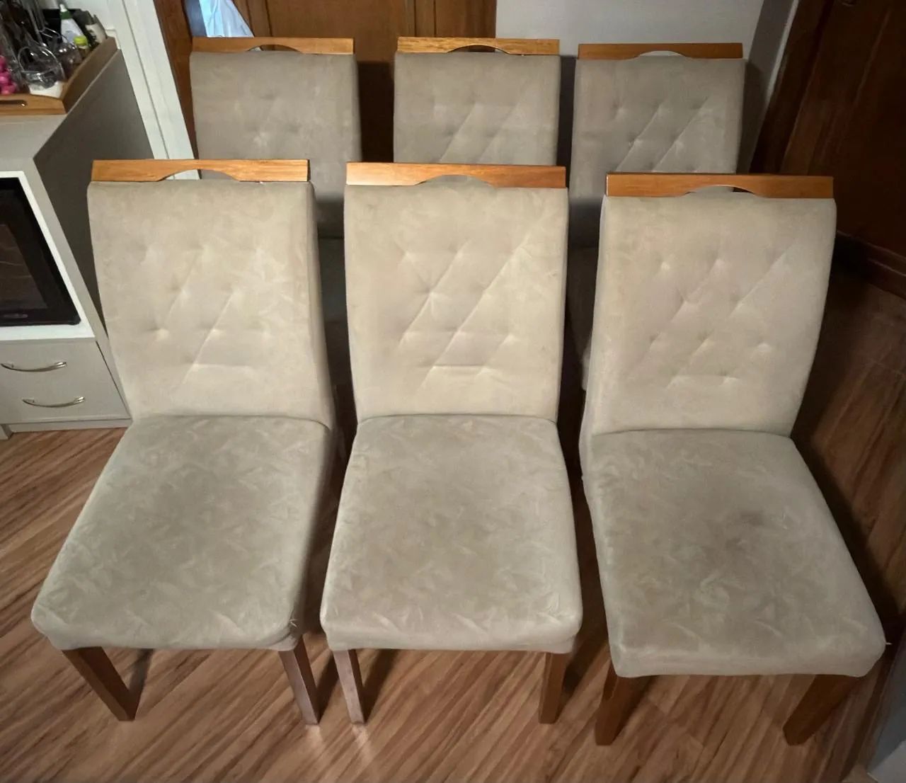 Conjunto 6 cadeiras sala jantar - Foto 4