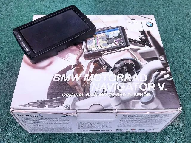 GPS BMW Motorrad Navigator V - Impecável Na Caixa Com Manuais