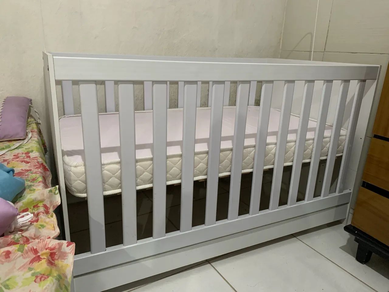 BERÇO+COLCHÃO NOVOS - Foto 2