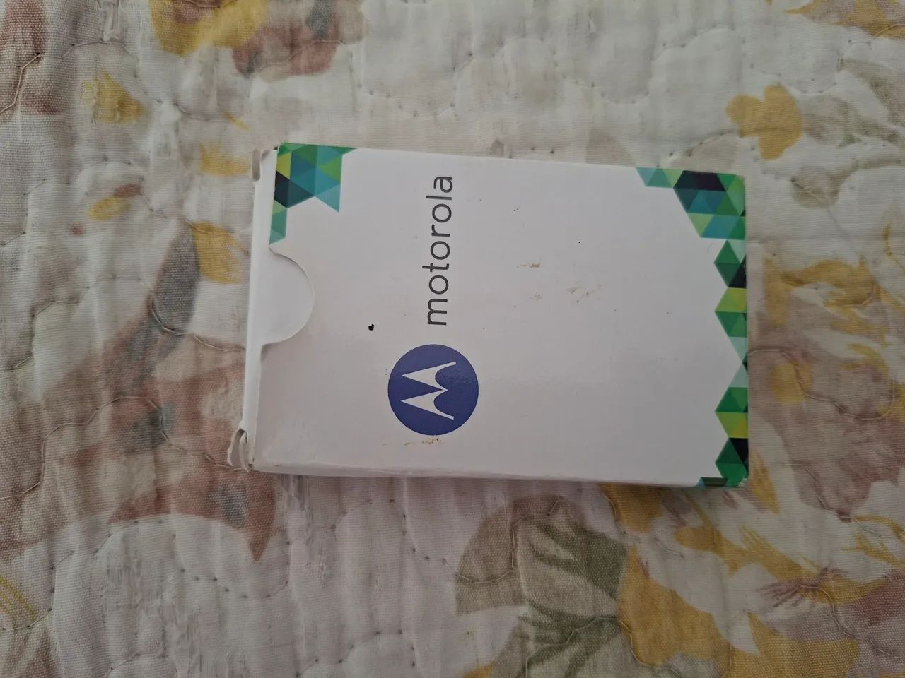 Cartas de baralho com logotipo da Motorola 