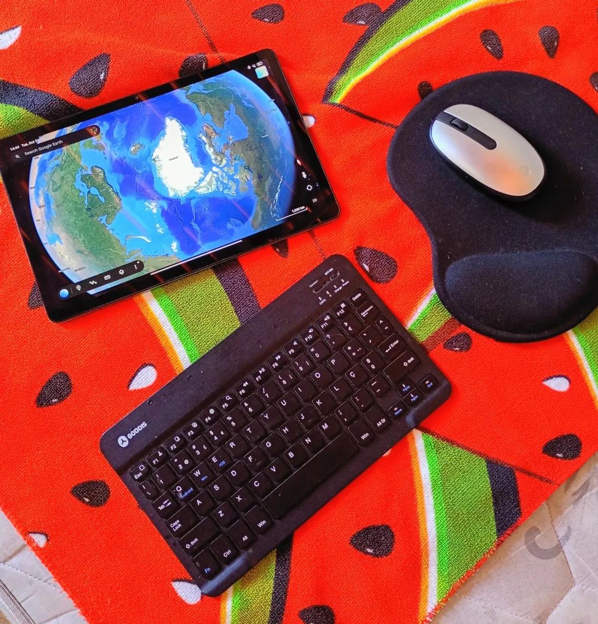 Kit Tablet Redmi Pad SE 11" 128GB + Teclado Bluetooth + Mouse HP + Capa