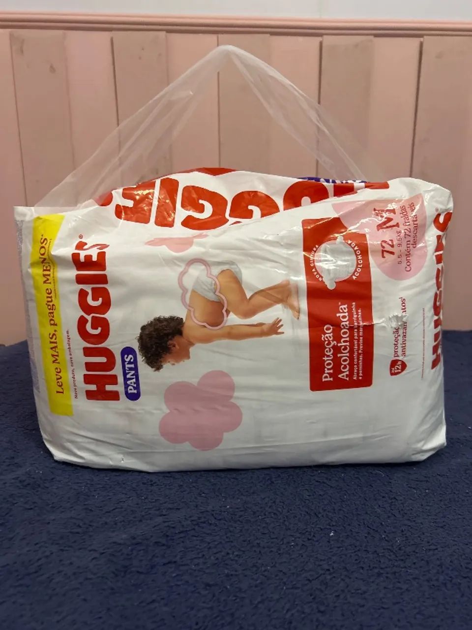 Fralda Huggies M com 72 unidades