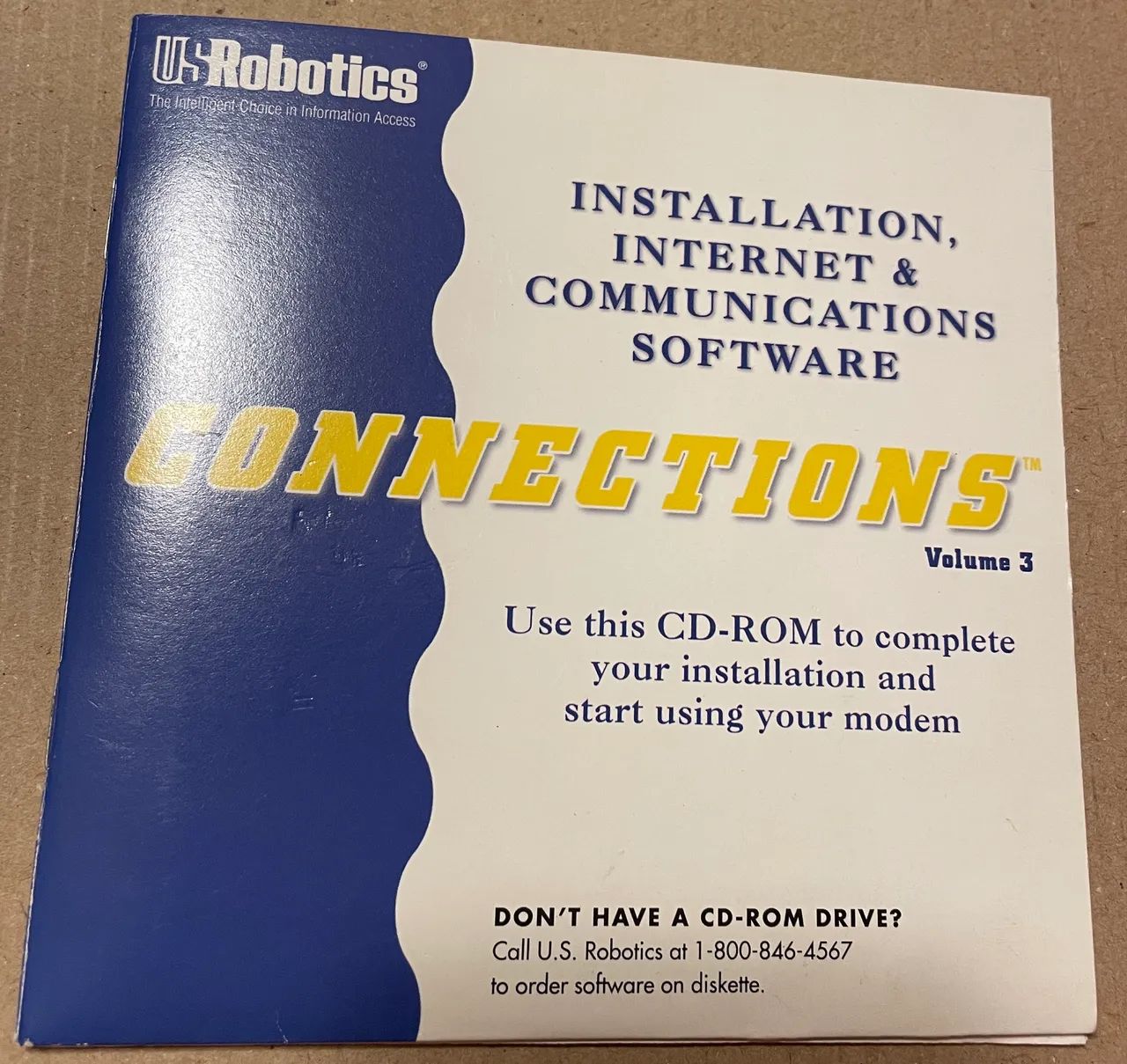  U.S. Robotics Connections Volume 3 (Installation, Internet & Communications Software)