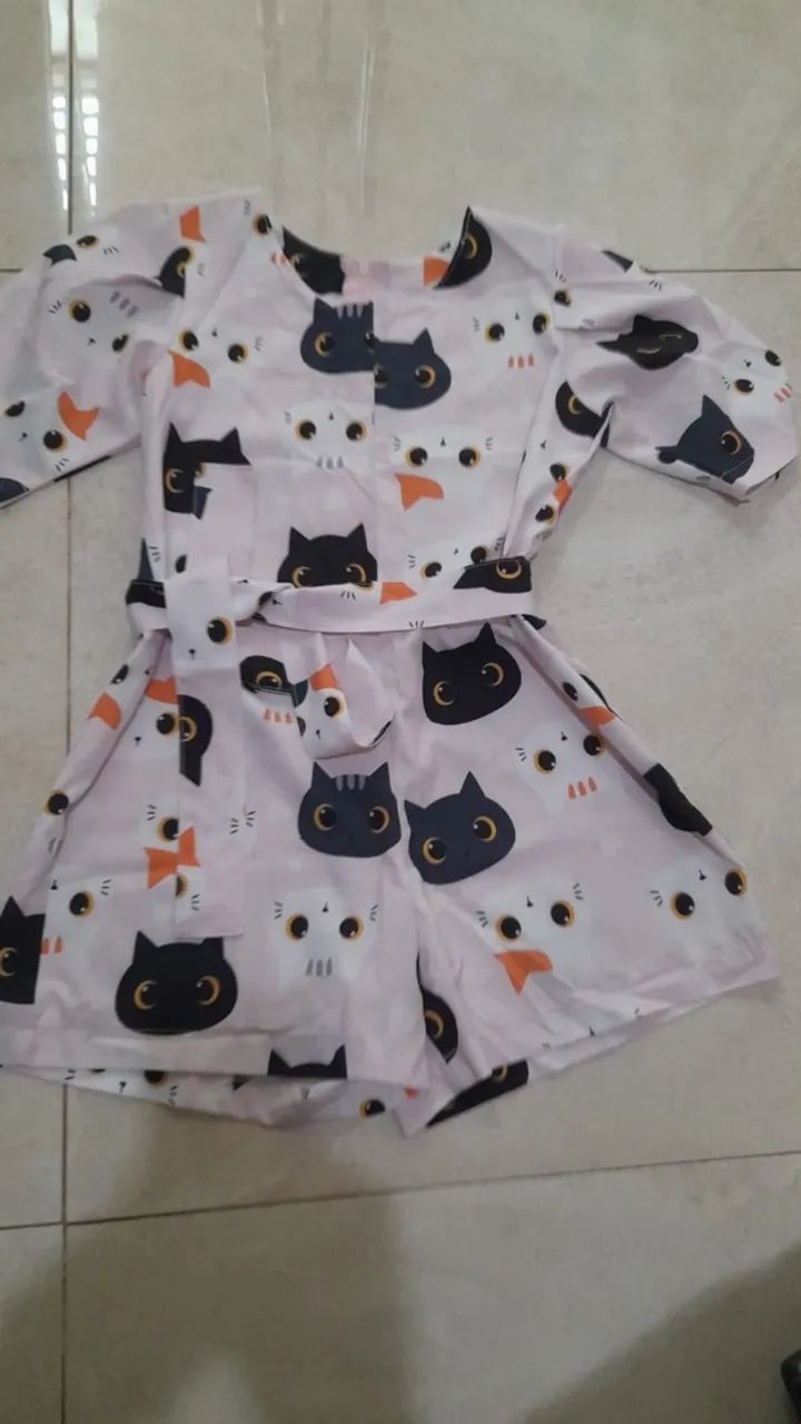 Macaquinha estampada