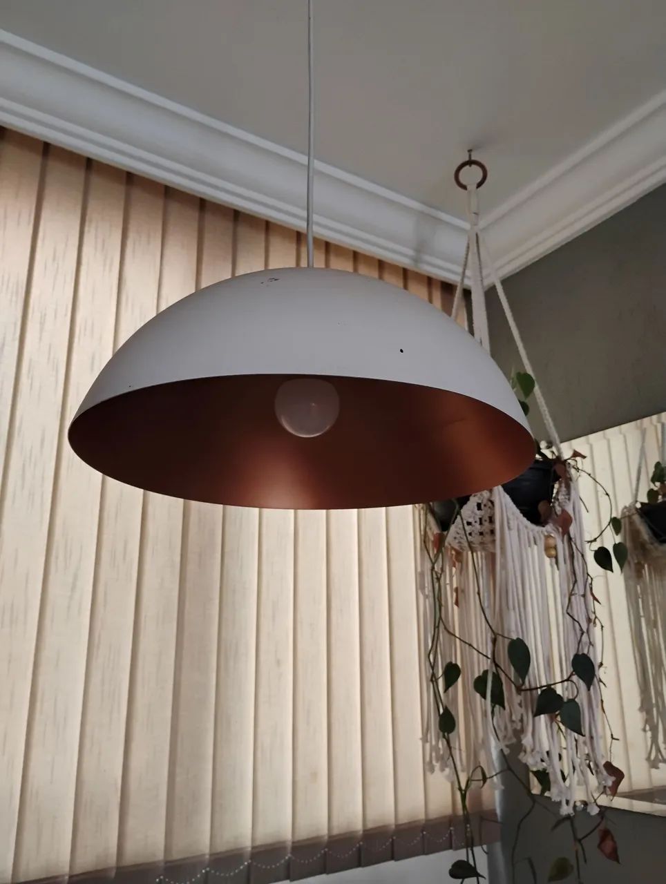 Luminária pendente meia lua  - Foto 2