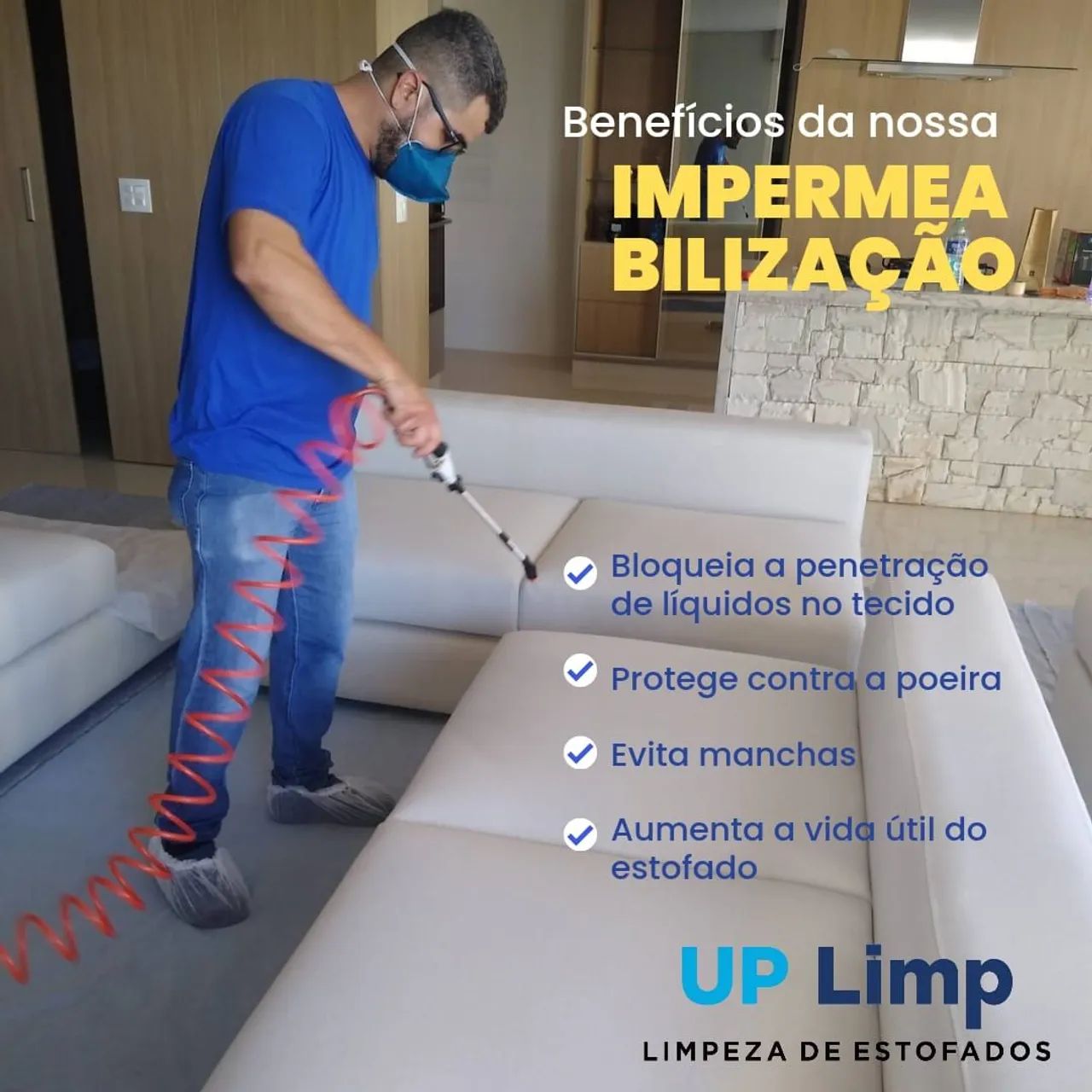 Limpeza e impermeabilização de estofados  - Foto 2