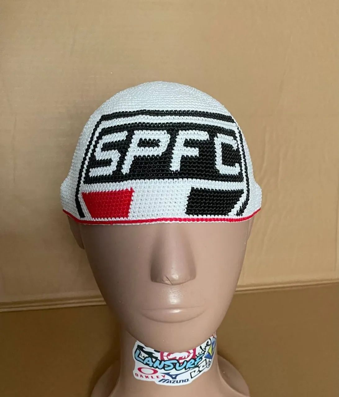 Boné de crochê São Paulo SPFC big logo  - Foto 3