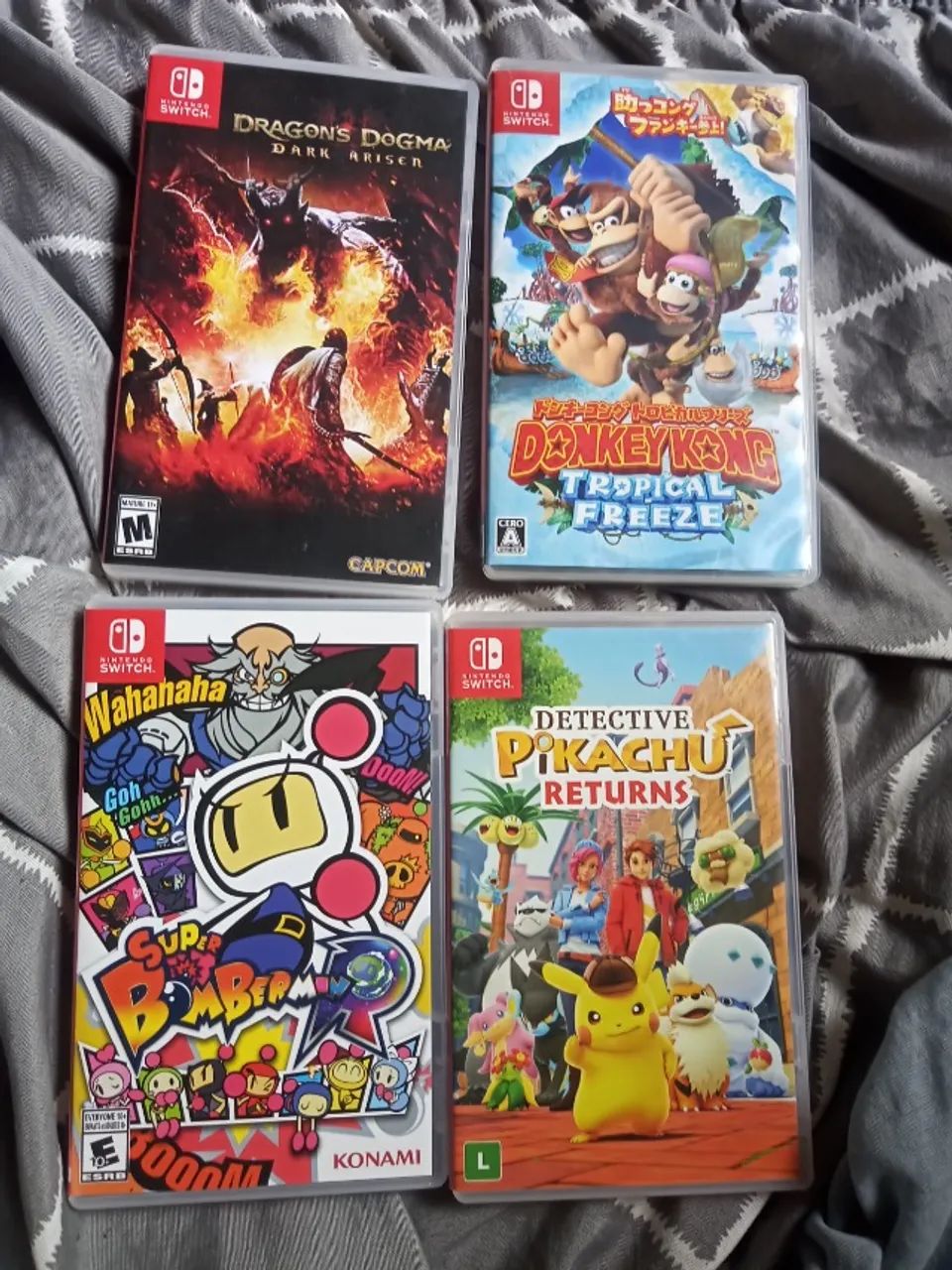4 Jogos Nintendo Switch - Jogos de Vídeo Game - Cruz 1477611777 | OLX