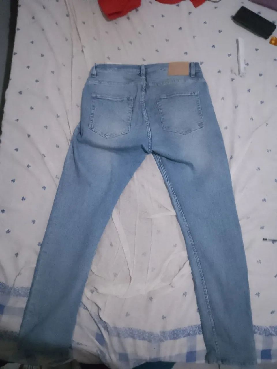 Calça jeans feminina Zara - Foto 4