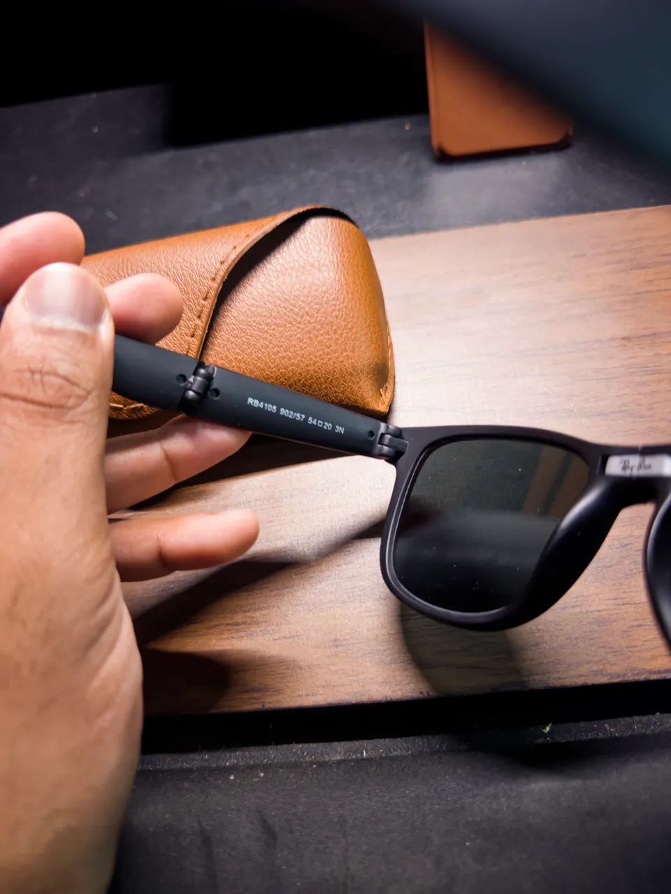 Óculos Rayban wayfarer dobrável  - Foto 2