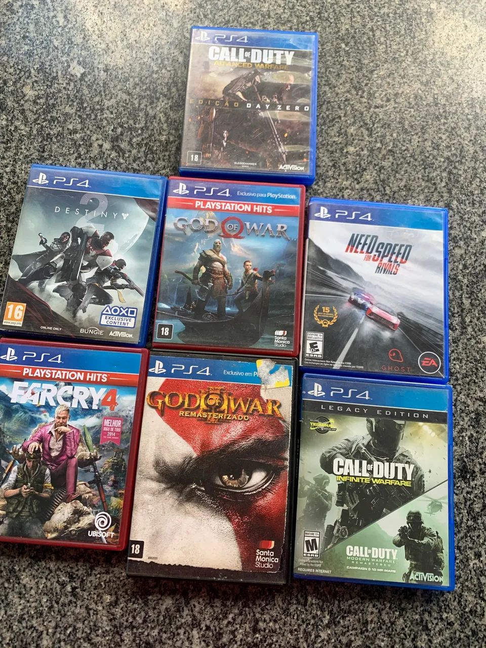Jogos ps4 mídia física