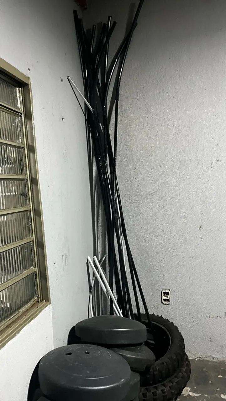 Suporte para Bandeira de Estacionamento com Base e Haste - Foto 2