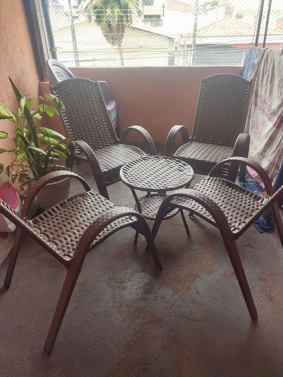 Conjunto de cadeira pra área  - Foto 3