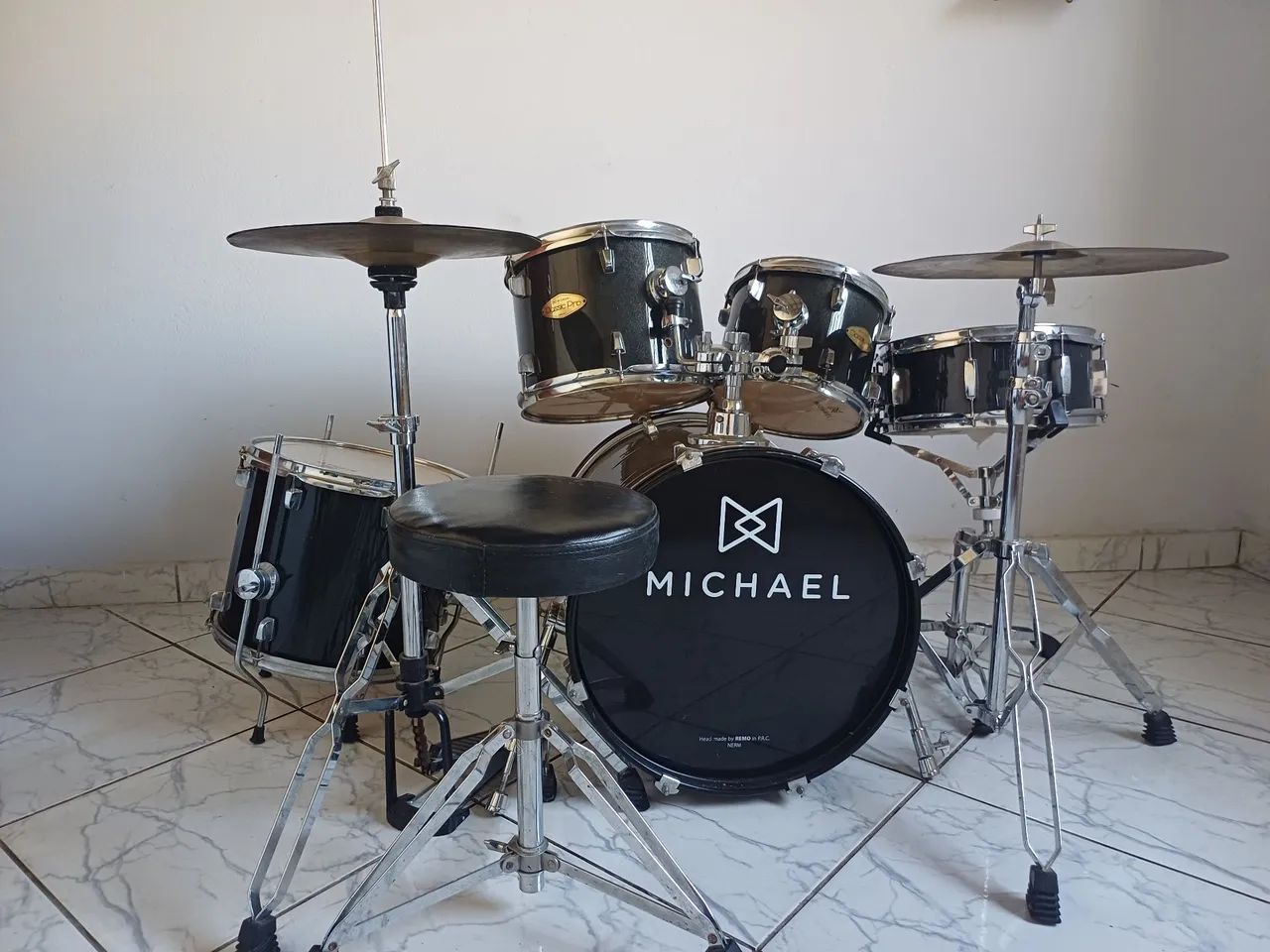 Bateria da marca Michael, pro seu filho ou vc arrasar - Foto 5