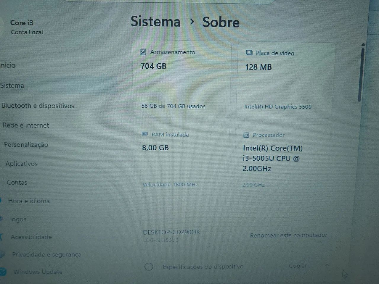 Core i3 da 5° Geração  - Foto 5