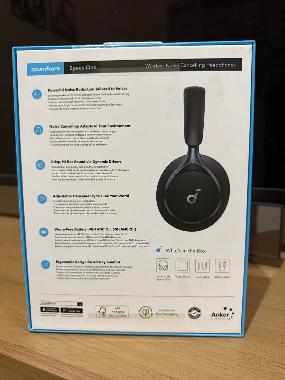 HeadFone Space one SoundCore lacrado 