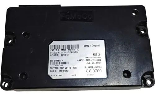 Modulo Conforto Sync Ford Focus 2013 2014 2015