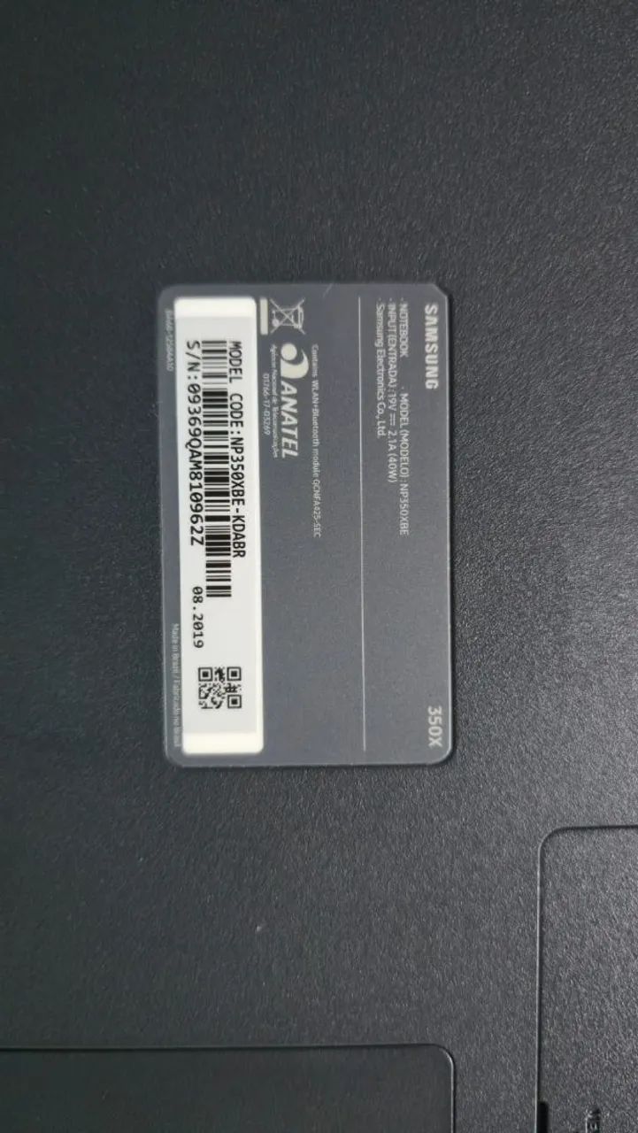 Notebook usado Samsung Essentials 350X - Foto 3