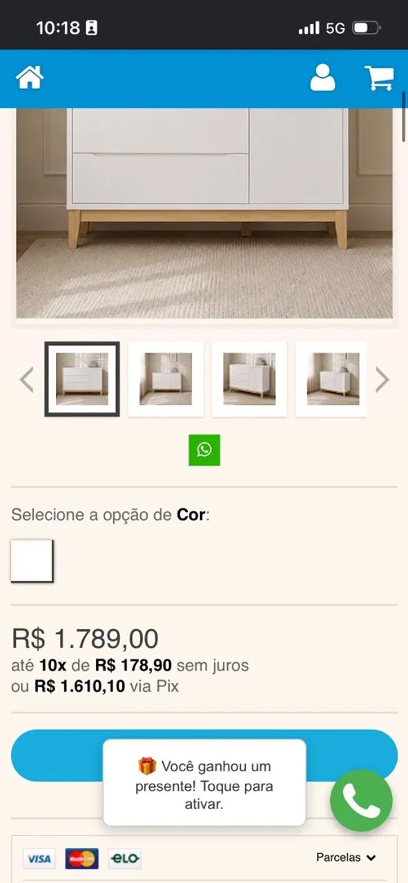Berço e cômoda  - Foto 5