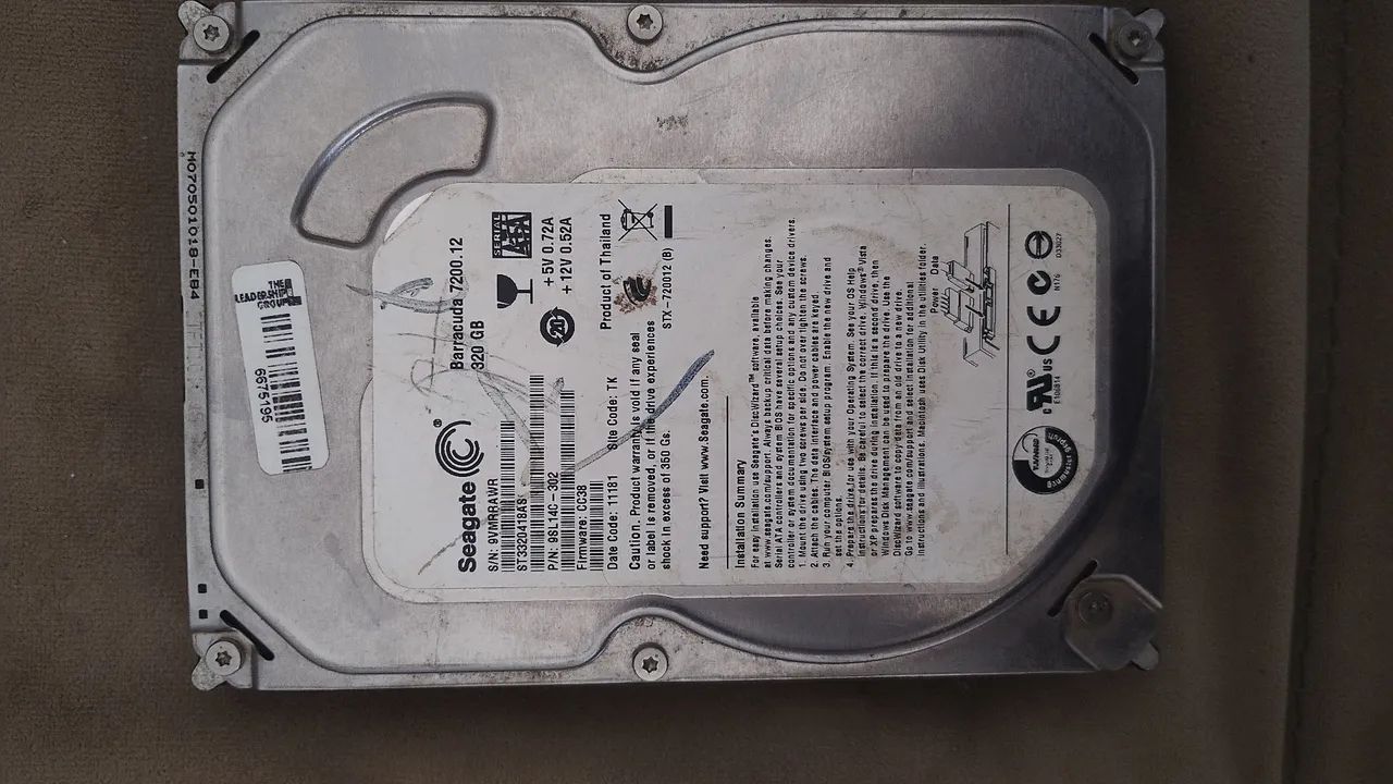 HD 320GB SEAGATE (antigo)
